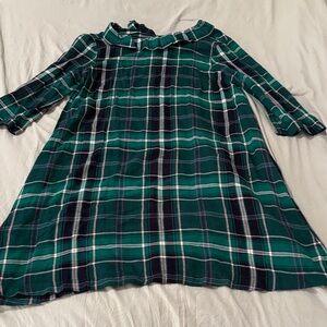 Crown & Ivy Green Plaid Dress